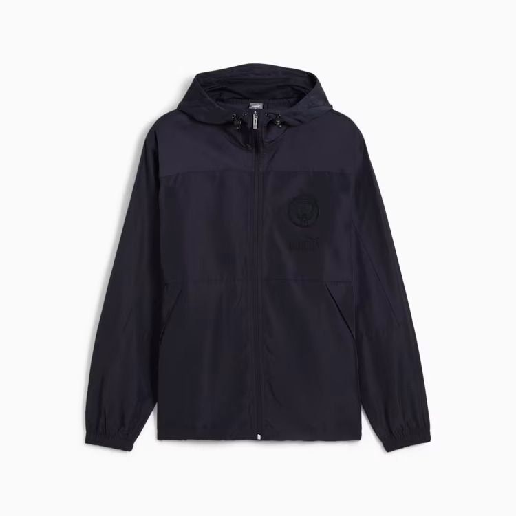 Manchester City Hoodie ftblMonochrome FZ - New Navy - Men's-SoccerKits Hub | Buy Soccer Jerseys Online